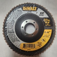 Dewalt DWA 8280 4 1/2″ X 7/8″ SG 40 Grit Flap Disc 10 Pack New No Box