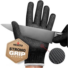 Cut Resistant Gloves Food Grade with Grip Dots for Superb Grip – Breathable &…