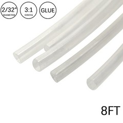 3:1 Heat Shrink Tube-2/32″ Clear Dual Wall Marine Adhesive Glue Lined Waterproof