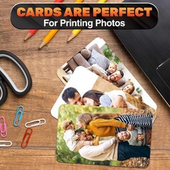 100 Pcs Aluminum Business Card Blanks Sublimation Printable 3.4×2.1 in