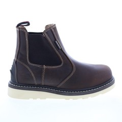 Avenger Wedge Romeo Electrical Hazard Waterproof Womens Brown Work Boots 8.5