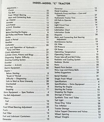 Allis Chalmers Model C Tractor Service Manual Parts Operators Owners Repair Shop