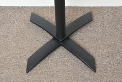 black premium aluminium flip top table base dining restaurant cafe pub folding