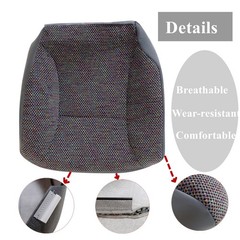 Driver Side Bottom Cloth Seat Cover Mist Gray Dodge Ram 1500 2500 3500 1998-2002