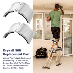 PercyEffie 2 PCS Drywall Stilt Replacement Part,Aluminium Alloy Stilt…