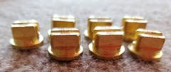 Pack of 7 – TeeJet Brass Flat Fan Spray Tips 80° Rated 0.20 GPM @ 40 PSI TP8002