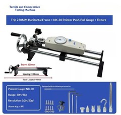 Horizontal Hand-Crank Tensile Tester Base Test Stand Laboratory Testing Machine