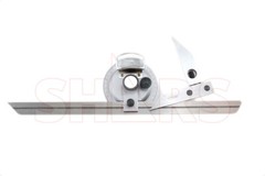 360 UNIVERSAL BEVEL DIAL PROTRACTOR 6″ 12″ BLADES SATIN #