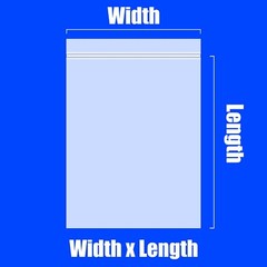 Clear Plastic Zip Seal 5×8″ Reclosable Bags 4Mil HEAVY-DUTY Grip Lock Baggies