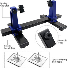 Adjustable Soldering Clamp, PCB Holder Frame and Clamping Kit for Circuit Board