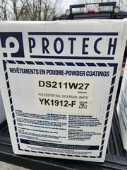 2LB + Protech Polyester Pearl White/Oyster White powder coat Yk1912-f