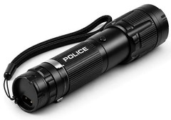 POLICE Stun Gun 1158 Max Volt Metal Self Defense Rechargeable LED Flashlight