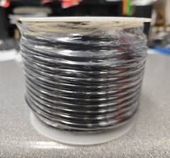 10AWG STRANDED COPPER PRIMARY WIRE (BLACK) 100FT SPOOL *NEW HAS NEVER BEEN USED