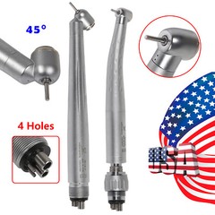 Dental High Speed Handpiece 4H Coupler 45° Angle / Standard Head