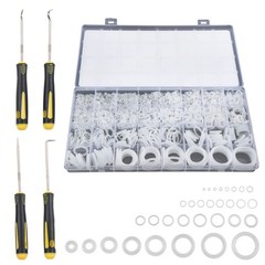 1228 Pcs 32 Size Clear Food Grade Silicone O-Rings Assortment Kit with OD 4-32mm