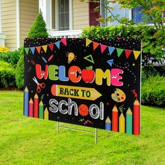 Jectivs Back to School Yard Sign