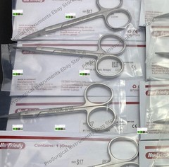 Hu-Friedy Iris Straight S17 Scissors 4.5″ German Stainless Steel Lot of 9x