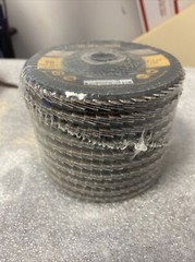 Premium BLACKSTONE Zirconia Flap Disc 4″ x 5/8″ 80 G Angle Grinder 10 Pack T29