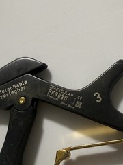 Aesculap 3mm 180mm Black & Gold Detachable Kerrisons Model FK902B