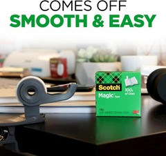 Scotch Magic Tape, Invisible, 12 Rolls | Home Office Supplies and Back to School