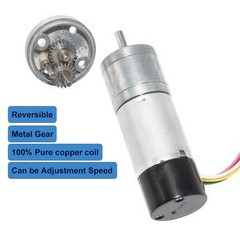 Encoder Metal Gearmotor 12V DC High Speed 130RPM Gear Motor with Encoder for …