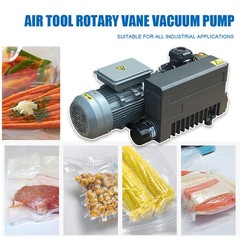 220V 2HP Single Stage Oil Sealed Rotary Vane Vacuum Pump For Printing Machinery