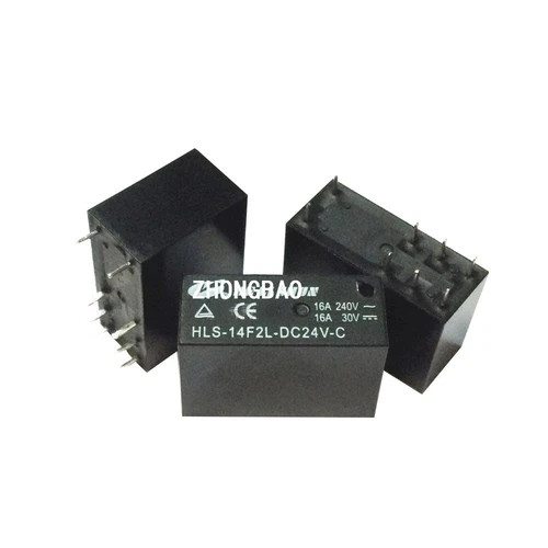 10pieces/lot HLS-14F2L-DC12V-C HLS-14F2L-DC24V-C 16A 8PINS Power Relay