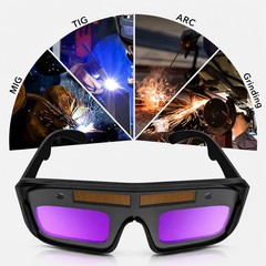 Welding Glasses Auto Darkening Safety Goggles Solar True Color Welder Glasses