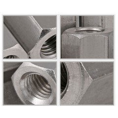 Full Thread Hex Coupling Nuts Sleeve for M5 to M24 Thread Rod Stud A2 Stainless