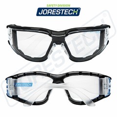 Safety Goggles Clear Anti Fog Scratch Resistant UV Z87+ Glasses JORESTECH