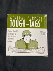 DIVERSIFIED BIOTECH Tough-Tags Lab Labels 1.5×0.75in TTGP-1000 (1000/cs)