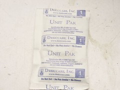 Desiccare Silica Gel Desiccant #1 Unit 300 Tyvek 4-1/2×3″Packs in 5 Gallon Pail