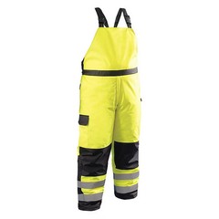 Occunomix LUX-WBIB-YM Rain Pants, Yellow, M, Fits Waist 36 to 38″