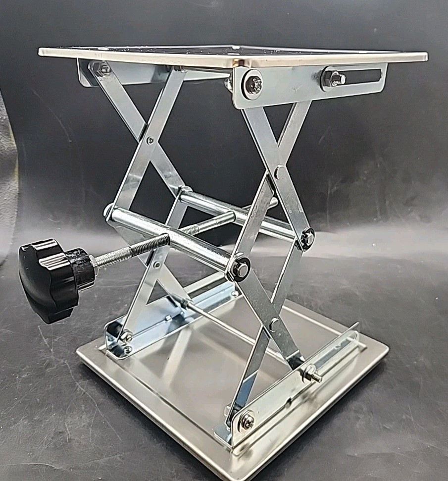 8″ x 8″ Lab Jack Scissor Stand Platform – 10.5″ Height – 25kg/55lbs New