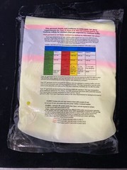 Safety Vest Class Yellow 2X Zip Up Mesh Sleeveless