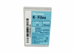 Kerr Sybron Endo Dental 25mm Stainless Steel K-files 6-file per box all size