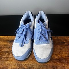 Reebok RB981 Women’s Work Composite Toe Sneaker Blue Size 8 READ