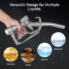 3/4 in NPT Manual Fuel Nozzle with Hook 15/16″ Spout Auto Shut Off Diesel Nozzle