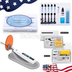 Dental Ortho Bonding Light Cure Resin Composite Kit/ LED 1S Curing Light Lamp