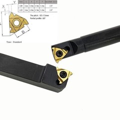 3/8 Threading Tool Holder 1 Set 11ER AG60 Alloy Steel External Internal Lathe