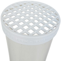 New All Plastic PVC Pipe Mesh Vent Cap, Various Sizes, Fits on Outside of Pipe