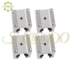 Linear Rails 2Pcs SBR20-2200mm & 4× SBR20UU Bearing Blocks & 4×20mm Fixing Rings