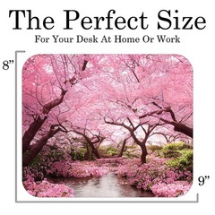 Spring Season Mouse Pad Mat Mousepad for 9L x 8W inches, Cherry Blossom MP87