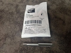 Irwin Hanson 1740ZR M10x1.5mm 4Flute Carbon Steel Plug Tap (BN380)