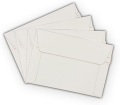 Cardboard Photo Mailers White 6.5X4.5 Self Seal Envelopes Rigid Stay Flat