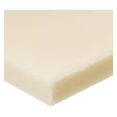 Zoro Select Ps-Ac-Esd-5 Off-White Acetal Acetal Copolymer Sheet 12″ L X 12″ W