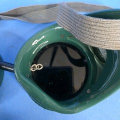 Vintage Oxweld Welding Goggles Doc Brown Back to the Future Cosplay Lens Intact