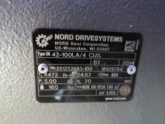 Nord 42-100LA/4 CUS Gear Motor 24.67:1