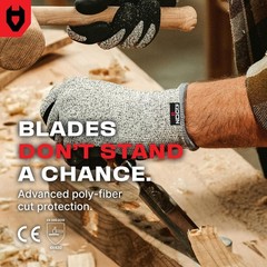 Professional Cut Resistant Work Gloves for Men and Women with Firm Grip and W…