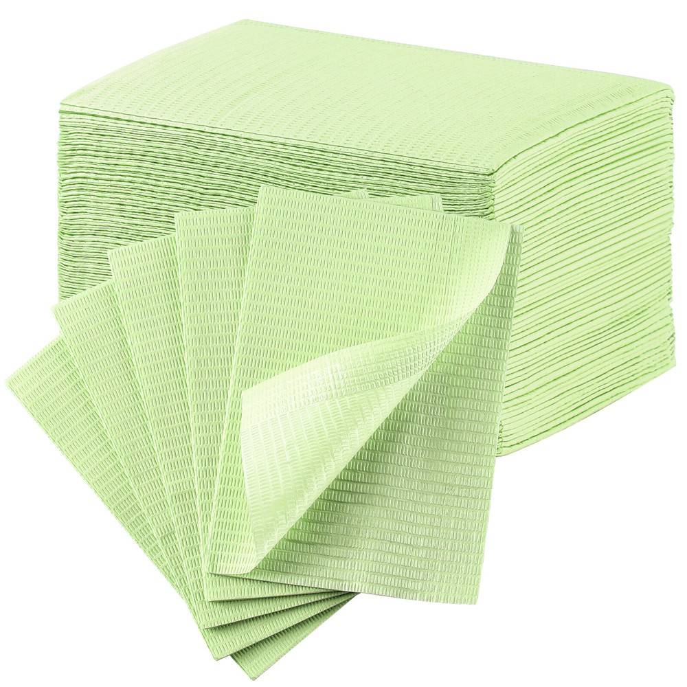 Bag of 50 13″ x 18″ Dental Disposable Bibs Tattoo Piercing Waterproof Patient